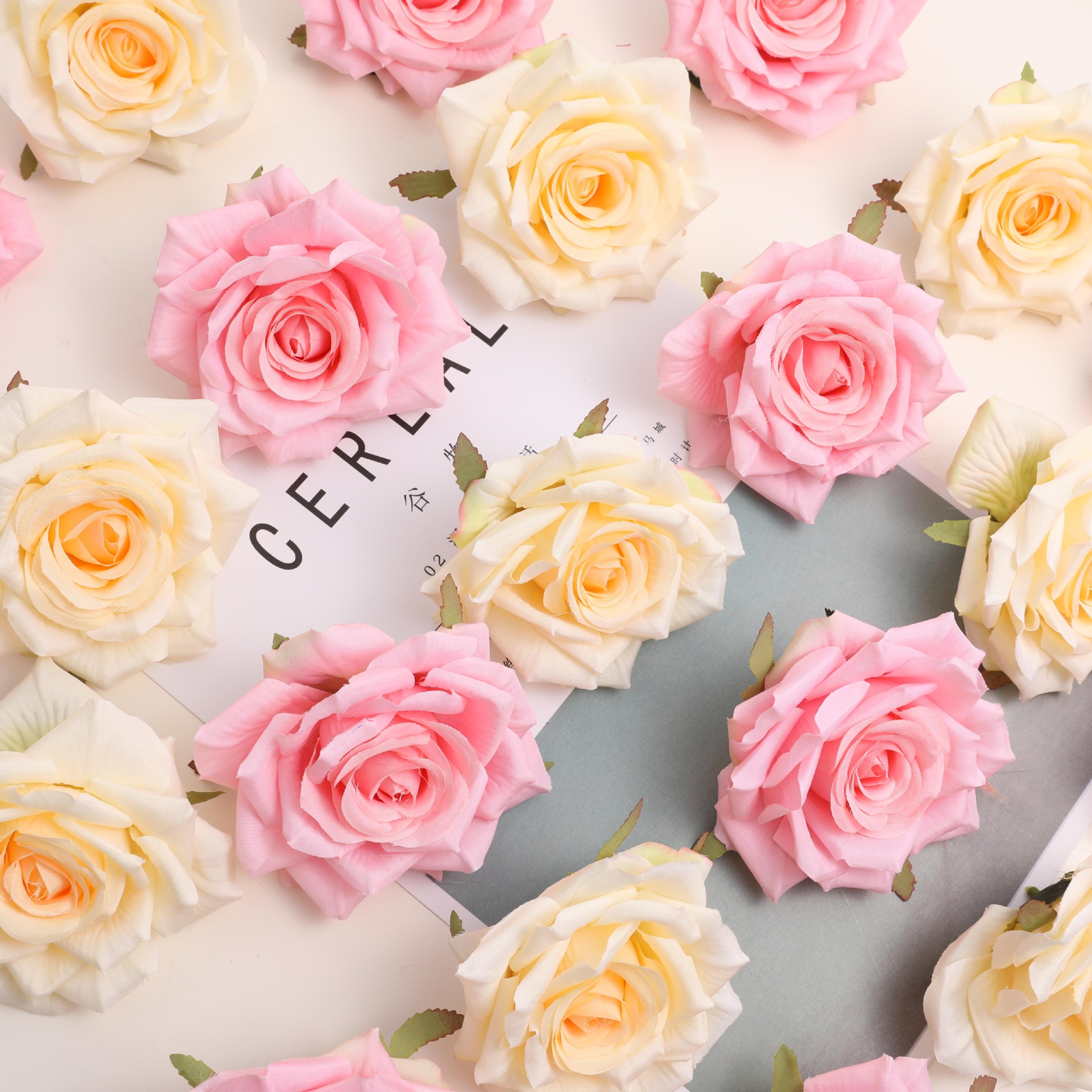 Симуляция Paris Rose Head Свадебная украшение цветочная подарочная коробка Diy Rose цветок вечный производитель цветов прямые продажи оптом