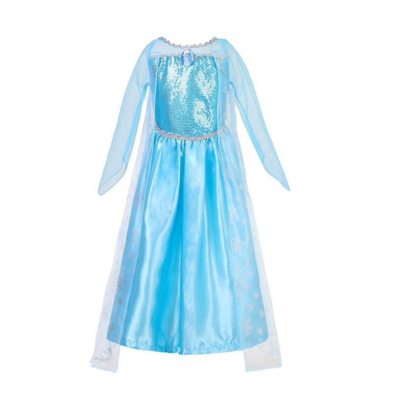 Frozen Princess Dress Aisha Aisha Skirt Long Dress Aisha Queen Clothes Children's Dress Girls Dress