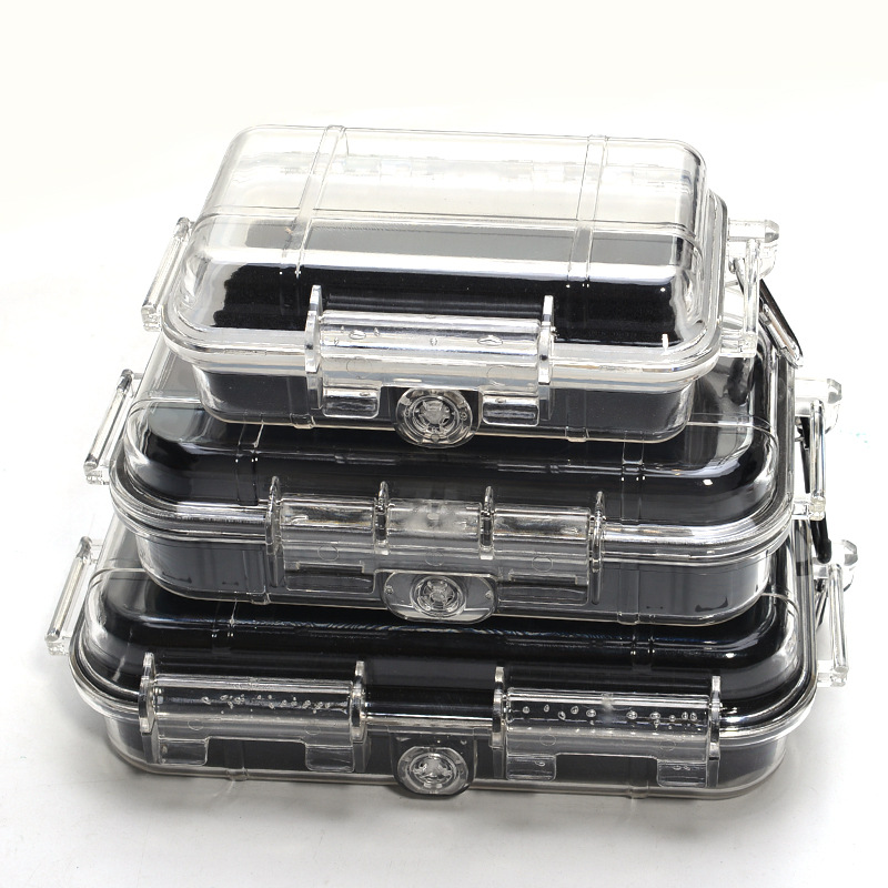 Outdoor moisture-proof shock-proof pressure-proof waterproof box sealed box storage box adjustable cushion rubber pad professional waterproof box