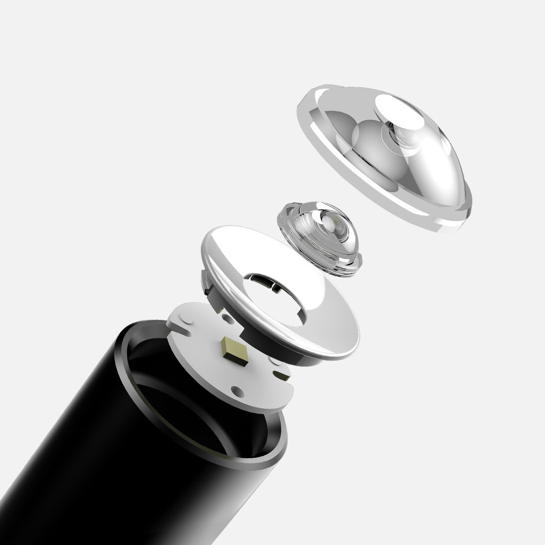 Polar bee flashlight zoom outdoor super bright multifunctional rechargeable LED Portable bicycle household flashlight