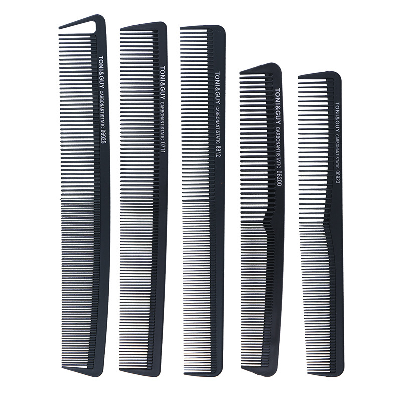 Hairstylist black two-headed comb women's hair comb partition hair cutting comb dense double-tooth comb styling comb set comb wholesale
