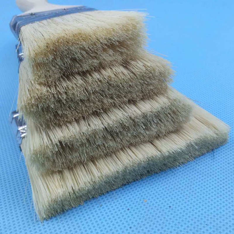 Factory wholesale wooden handle brush 1 inch 2 inch 3 inch 4 inch paint brush paint tools barbecue brush gift brush
