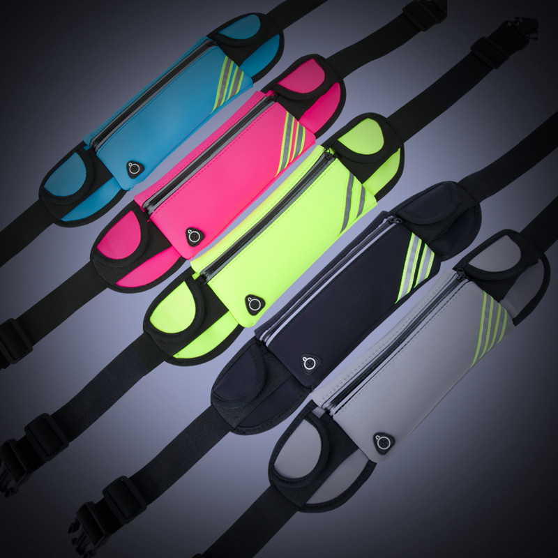 Sports waist bag invisible water bottle belt waterproof running close-fitting anti-theft outdoor running mobile phone bag factory direct sales