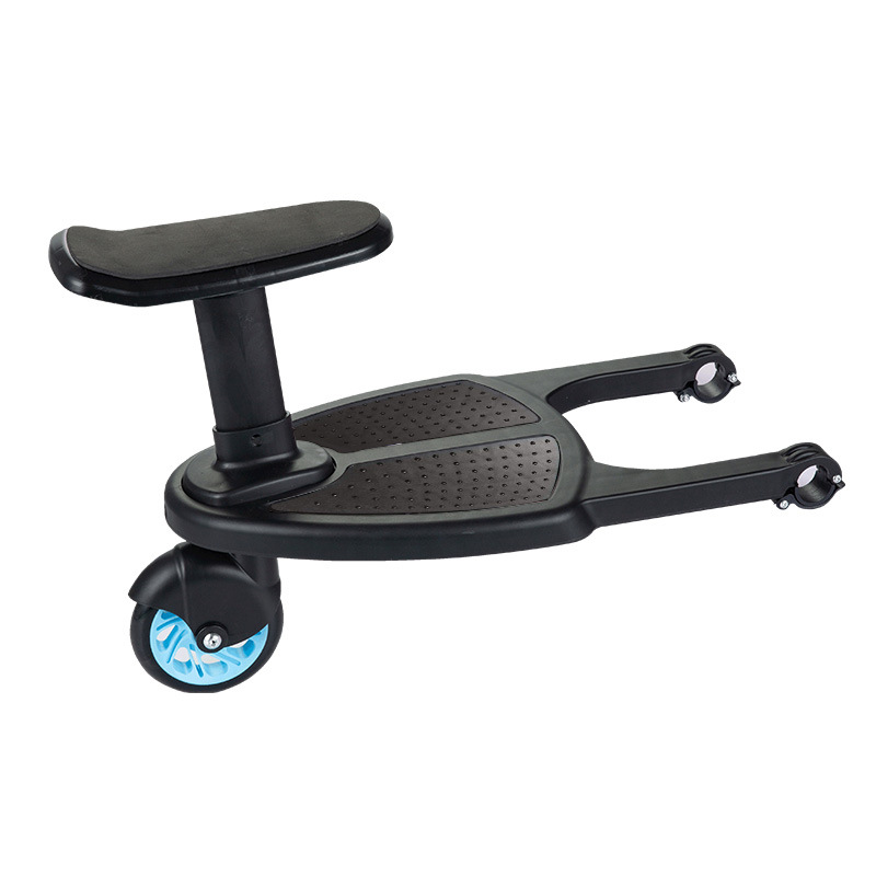 Factory direct supply double two-child cart artifact baby travel walking baby cart auxiliary pedal small tail car plus seat