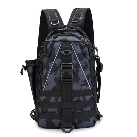 Luya bag multi-functional single shoulder dual-use backpack new outdoor camouflage tactical bag travel sports chest bag men's big