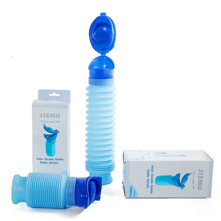 Jiemu portable vehicle-mounted urinal emergency retractable urinal for boys, girls and children