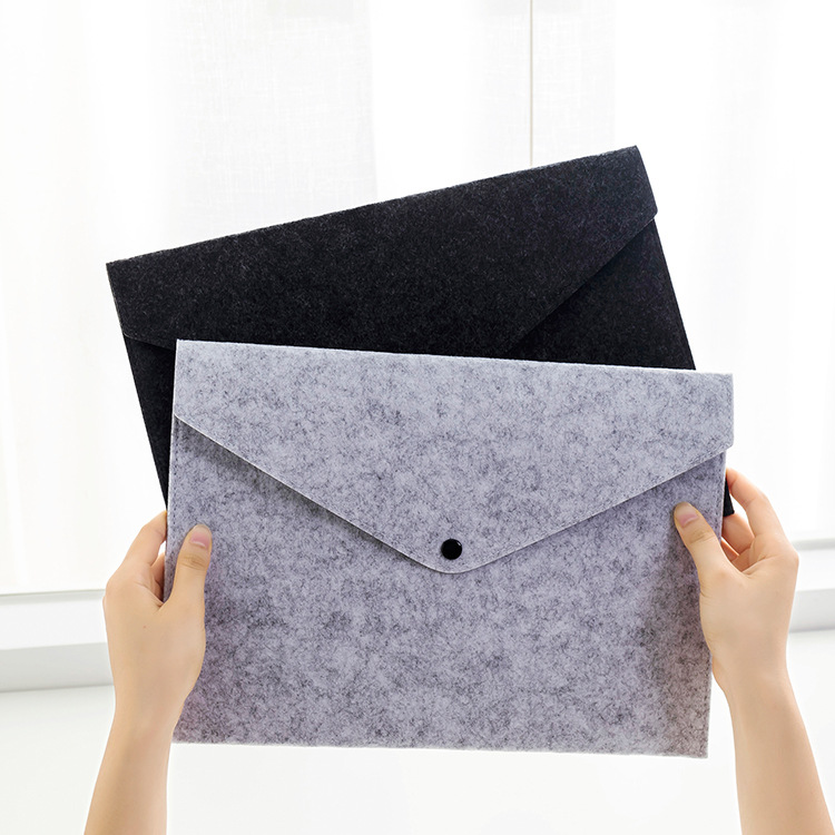 Felt file bag file bag clutch bag custom felt bag folder a4 advertising folder