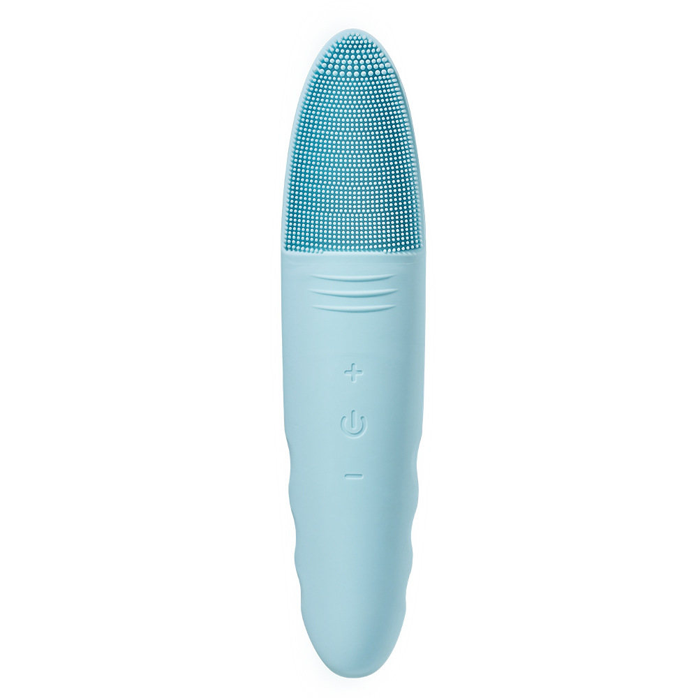 Silicone Cleanser New Electric Waterproof Facial Massager Ultrasonic Pore Cleaner Factory Spot Wholesale