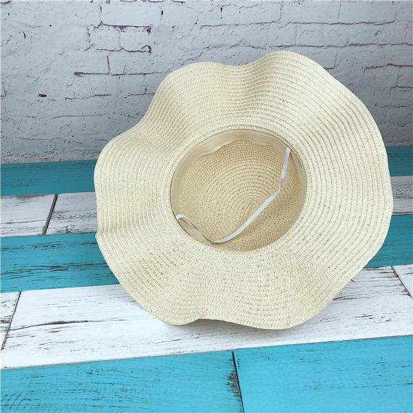 Summer Parent-Child Hat Children's Big-brimmed Straw Hat Sunscreen Sunshade Hat Beach Hat Seaside Travel All-match Casual Sun Hat