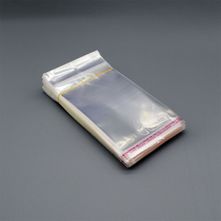 Jewelry bag jewelry OPP bag transparent bag pvc bag self-adhesive transparent bag with hanging hole hanging head spot