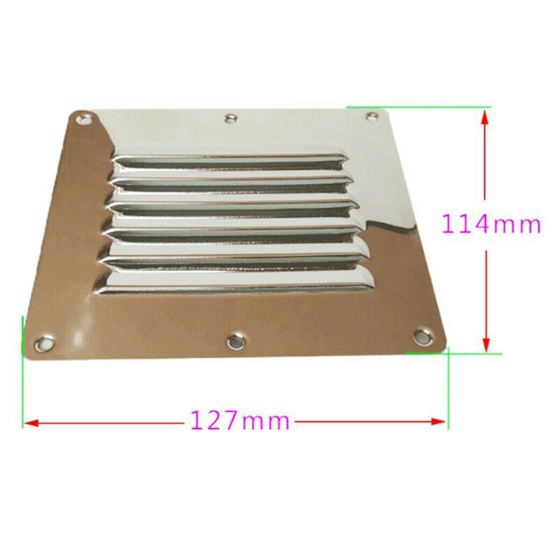 Aishuo 120*120 stainless steel ventilation panel Louver vent Marine yacht with hardware accessories