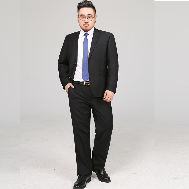 S-10XL Men's Suit Professional Business Dress Wedding Suit Two-piece Plus Size 187