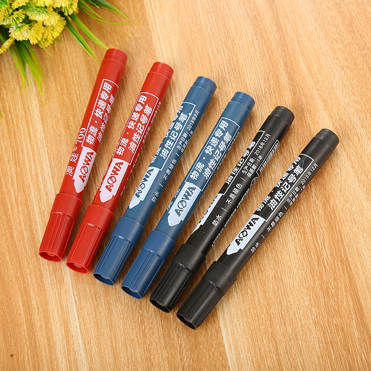 Add thick oily marker office stationery large head pen logistics mark marker pen manufacturers