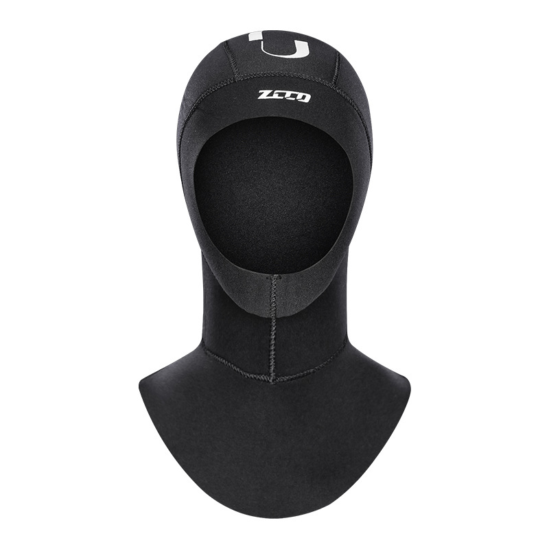 ZCCO warm diving Hood men and women 3MM snorkeling surfing sun protection diving swimming cap Winter Swimming Diving Cap