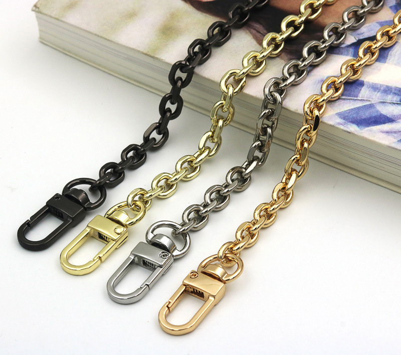 メーカー卸売ロット角o字チェーンアクセサリーチェーンペット犬鉄チェーン斜めショルダーバッグ平十字チェーン部品|undefined