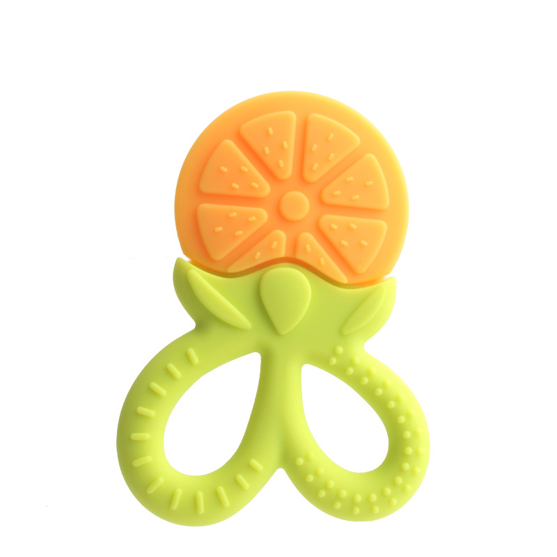 Baby Products Children's Silicone Teeth Gum Baby Bite Soothing Molar Stick Fruit Teeth Baby Molar Wholesale