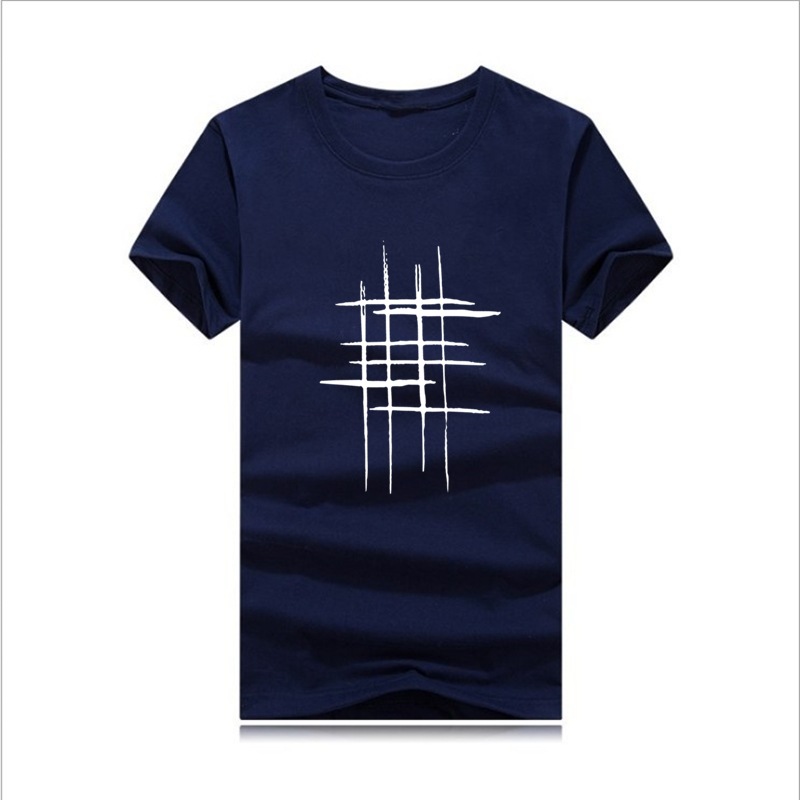 Short-sleeved T-shirt Men's European and American Cross-border Supply Loose Plus Size Casual Stretch Cotton Round Neck Men's T-shirt Wholesale