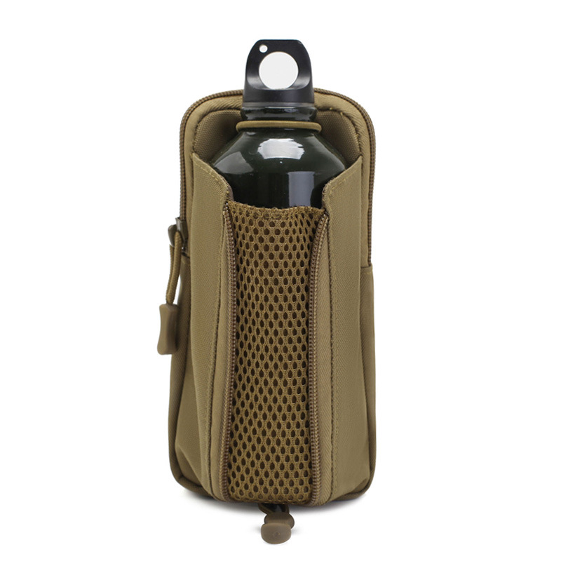 Mobile Phone Bag Multi-functional Wear Belt Small Hanging Bag Water Kettle Bag Vertical Belt Bag Practical Wear-resistant Waterproof Tactical Waist Bag