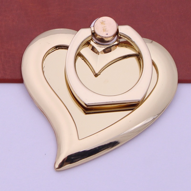 South Korea heart-shaped creative lazy ring buckle gift hot sale new mobile phone ring bracket