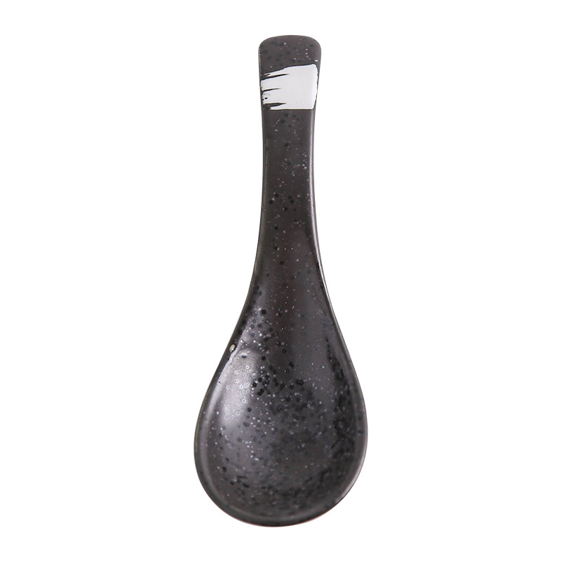 Japanese-style ceramic spoon soup spoon rice spoon hotel restaurant Spoon tableware and wind manufacturer logo
