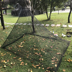 Amoy source outdoor travel hotel simple mosquito net ultra-light portable encryption thick mosquito net double outdoor generation