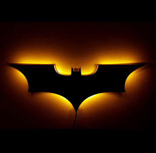 Cross-border explosions 3D creative Batman LED night light wall lamp home decoration bedside lamp superhero atmosphere marker lamp