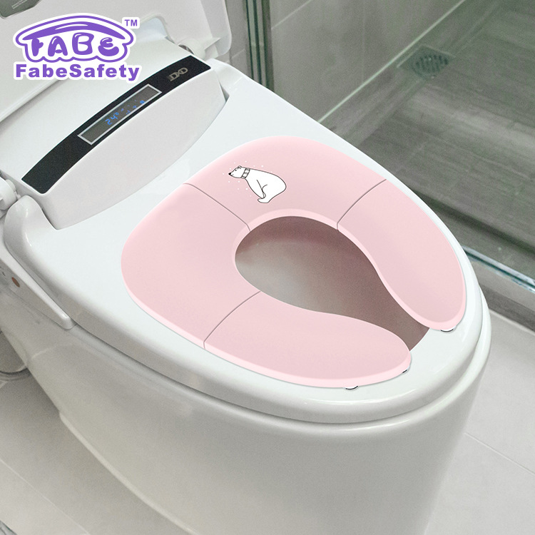Children's toilet portable men's and women's toilet ring car toilet foldable baby travel toilet ring