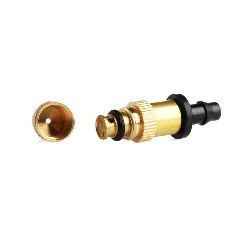Adjustable copper atomization micro sprinkler drip irrigation system automatic watering sprinkler garden irrigation cooling spray watering