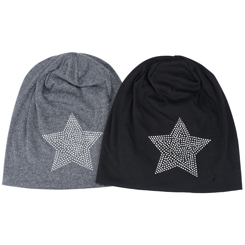 Hat Men's Trendy Autumn and Winter Thin Baotou Hat Women's Pullover Hat Summer Cotton Hat Moon Hat Nightcap Headband Stack Hat