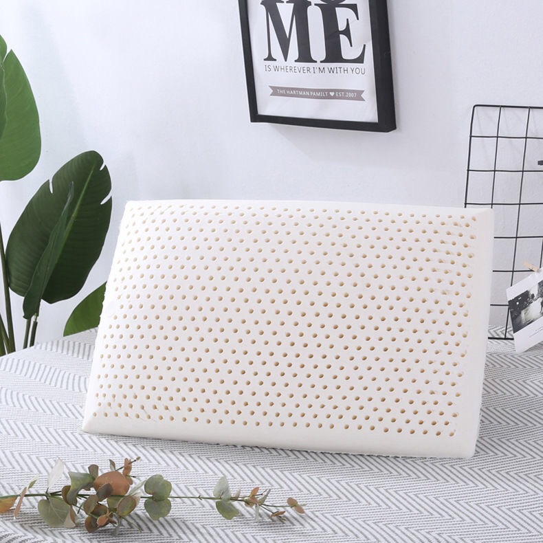 Thailand Latex Pillow Pillow Core Single Cervical Pillow Student Adult Low Pillow Household Bread Pillow