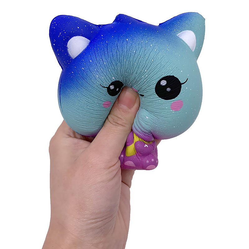 メーカー直販puスロースプリング玩具squishy喜アイスクリーム猫宝抱氷アイスクリームシミュレーション玩具|undefined