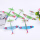 Children's Foam Swing Red Plane Toy Mixed Color Plastic Toy DIY Airflow Swing Glider Body