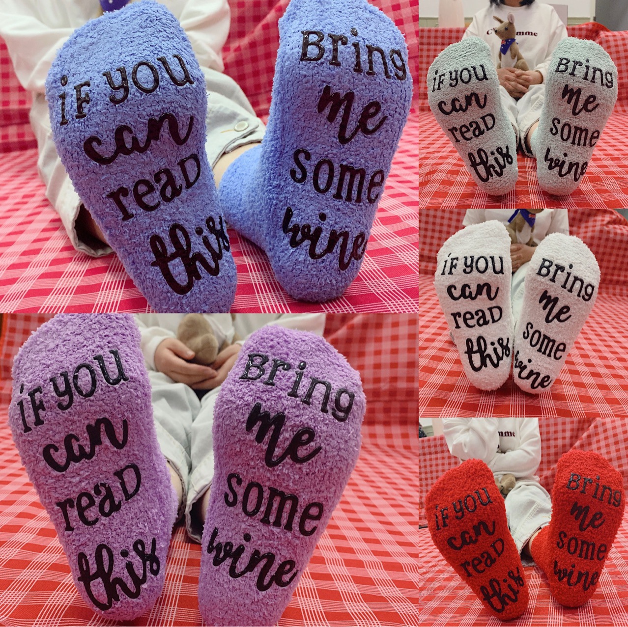 if you can read this letter cake socks five-color small spot foreign trade socks wholesale