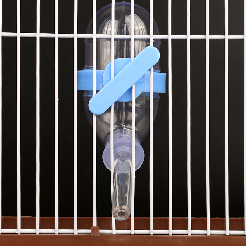 Hamster kettle drinking fountain 60ml hanging drinking kettle pet drinking water leak-proof water bottle sink factory direct sales