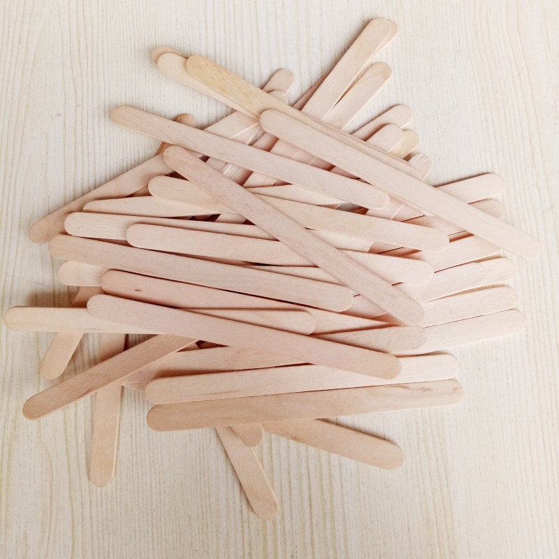 Boutique kindergarten diy handmade wooden stick material wooden ice cream stick handmade craft handmade wooden diy