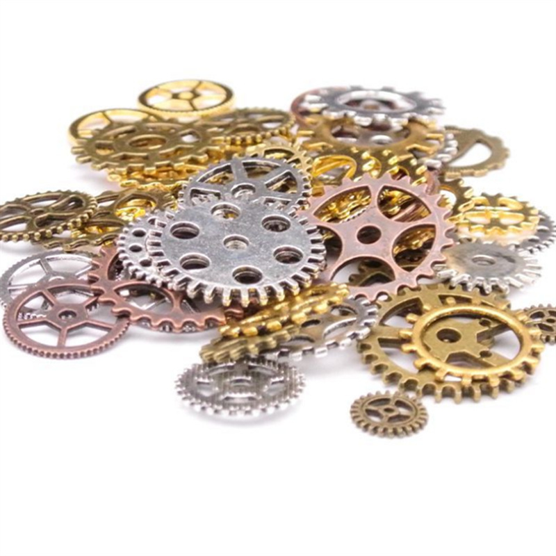 A3953蒸気パンク八色合金混金歯車クロスボーダーdiyアクセサリー卸売り100g/バッグ|undefined