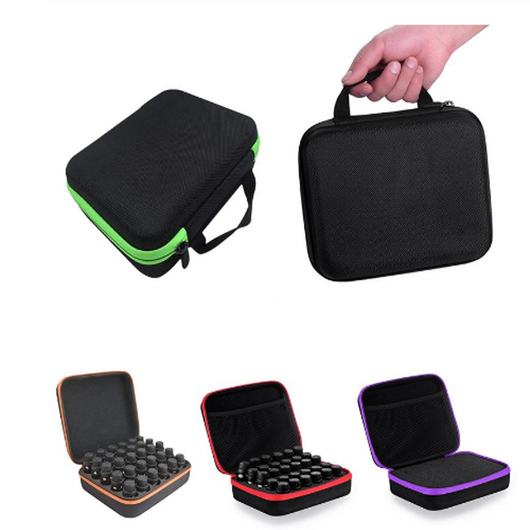 Cross-border foreign trade explosions essential oil storage bag 30 5ml/10ml/15ml anti-fall anti-shock multi-color essential oil bag