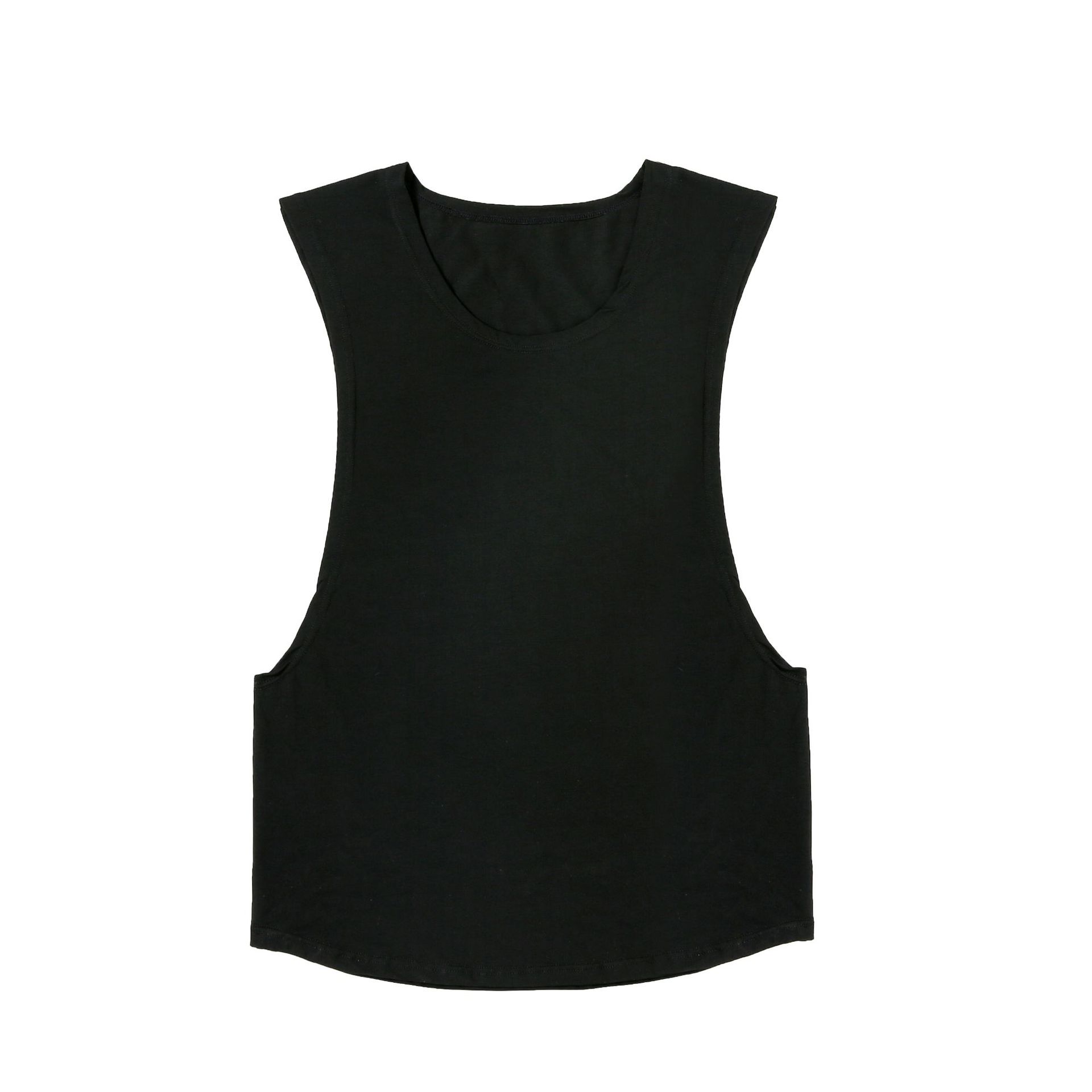 Men's Vest Solid Color Cotton Sexy Breathable Casual Large Cuff Men's Vest