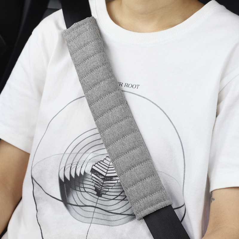 Car Seat Belt Shoulder Cover Pair of Car Interior Supplies Decoration Set Longer Safety Belt Cover Universal Men