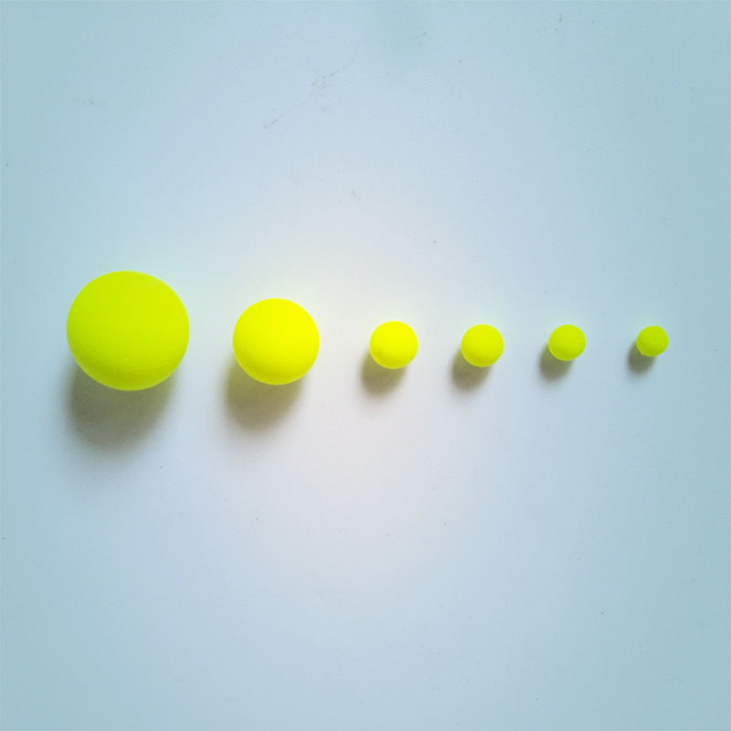 Round eye-catching bean floating tail eye-catching bean 36mm foam eye-catching bean floating bold soybean soybean floating Bean
