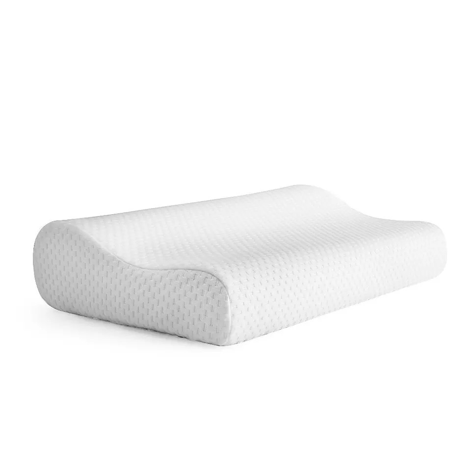 Factory fixed memory pillow slow rebound air layer coat wave adult pillow wave-shaped pillow cervical pillow single