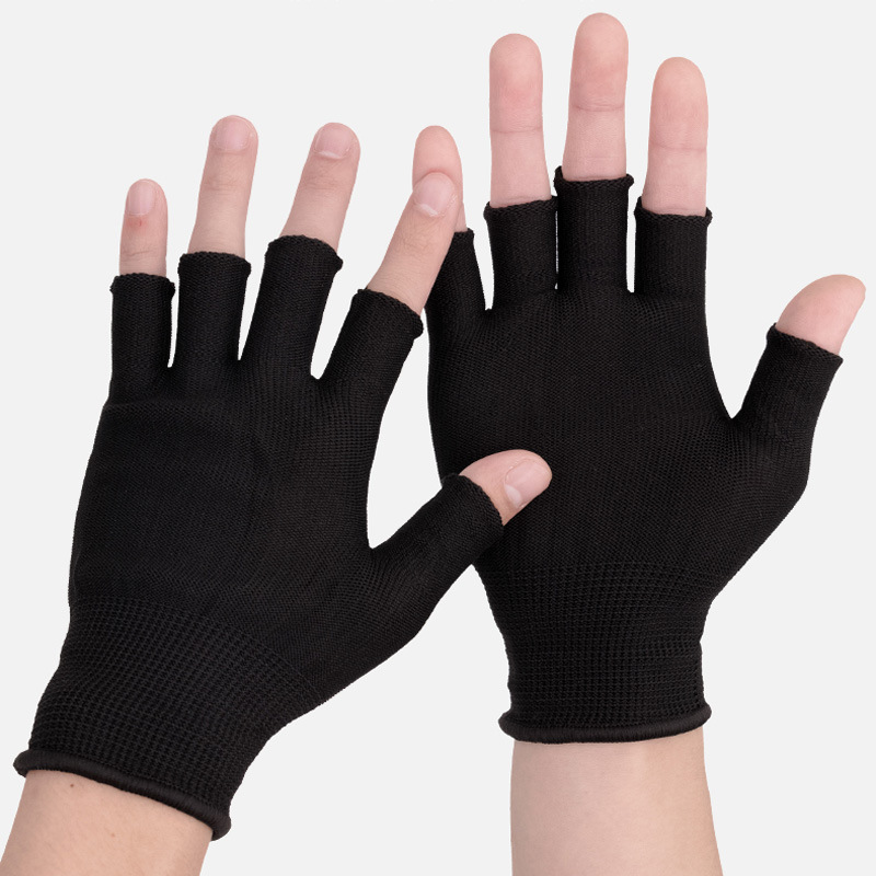 Guanti da lavoro da donna, resistenti all'usura, traspiranti, stretti, elastici, sottili, da uomo, in nylon, antistatici, industriali_voghion.com