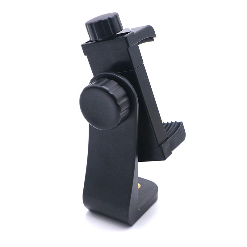 Live mobile phone clip tripod clip horizontal and vertical selfie stick fixed extra large universal triangle bracket rotation