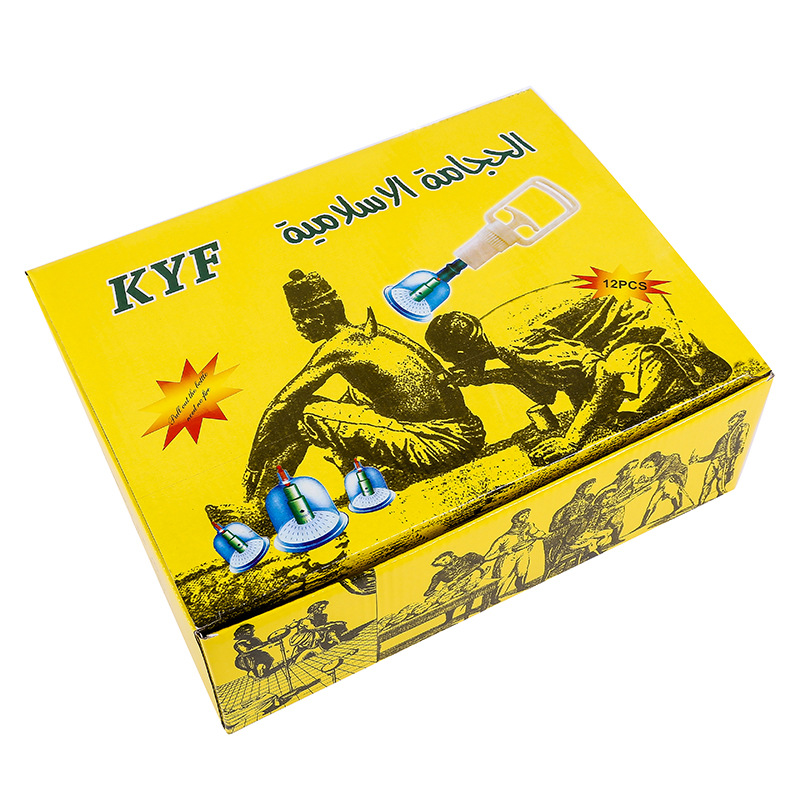Factory Direct Foreign trade Arabic vacuum cupping device pumping cupping paper card lining