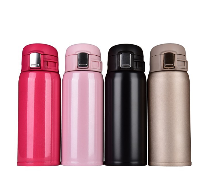 New Bounce Lid Casual Stainless Steel Thermos Cup Creative Gift Fashion Stainless Steel Casual Cup Bounce Cup