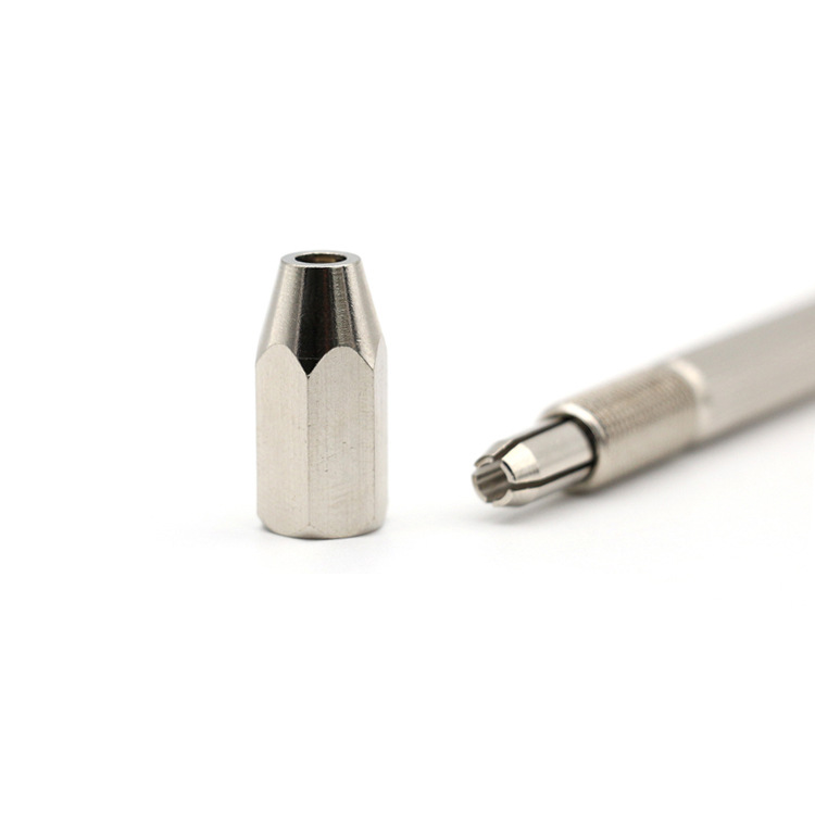 Factory supply hexagonal double-headed hand twist drill engraving drill clip precision hand drill double-headed watch maintenance tool