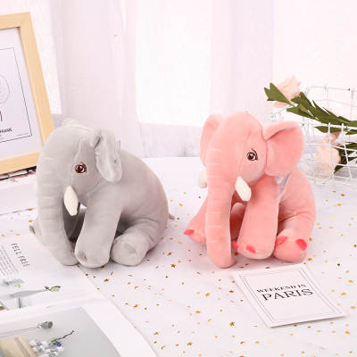 Software Thailand Elephant Doll Four-sided Shot Pacifying Elephant Doll Sucker Grasping Machine Doll Plush Toy Children's Gift