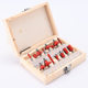 12-piece 15-piece woodworking milling cutter set 1/4 handle 1/2 handle electric woodworking engraving machine trimming machine alloy milling cutter head