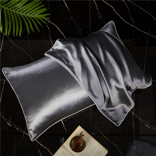 Beauty Authentic 19 Mmi Silk Pillow Case Single-sided Solid Color Mulberry Silk Pillow Pillow Cover Silk Satin Plain Color