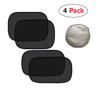 Custom car supplies new PVC mesh electrostatic sunshade windshield full-cover sunshade 4 pieces sunshade